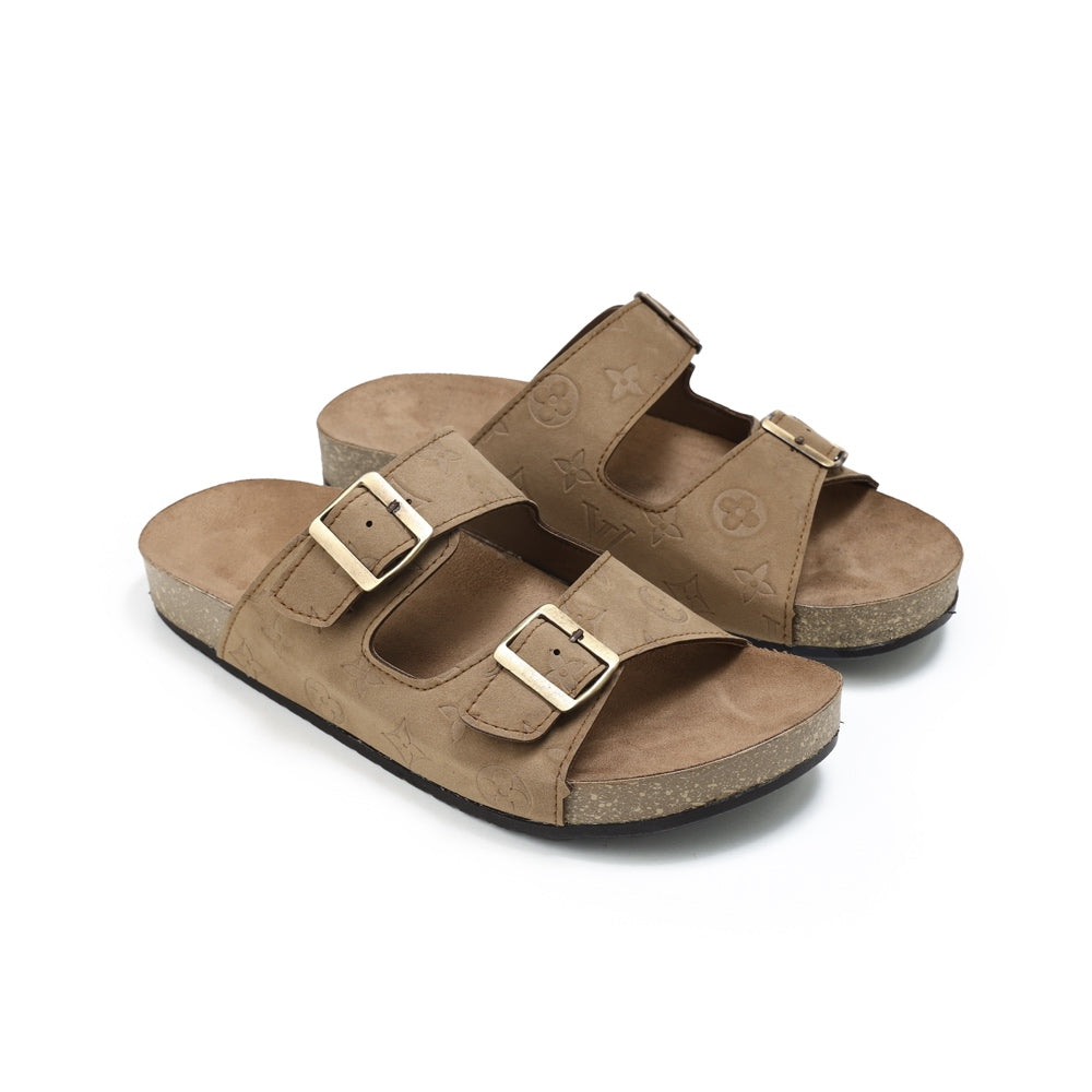 سليبر كوزي مونوجرام المزدوج | COZY Double Strap Monogram