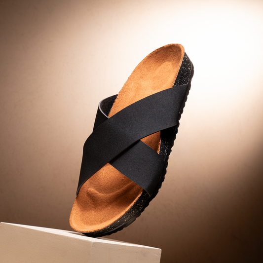 سليبر كوزي كروس شمواه فاخر | Cozy Cross Suede Slipper