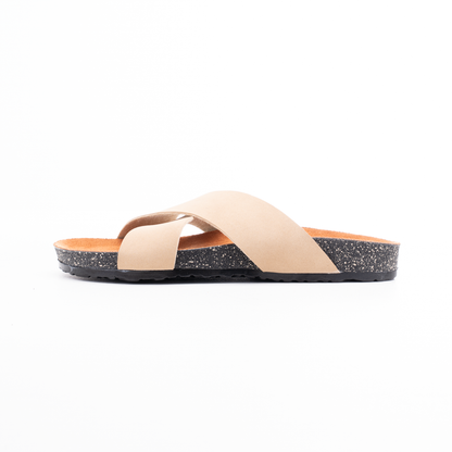 سليبر كوزي كروس شمواه فاخر | Cozy Cross Suede Slipper